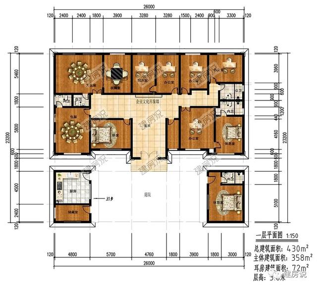 农村自建一层小户型别墅（10款一层农村自建别墅）(19)