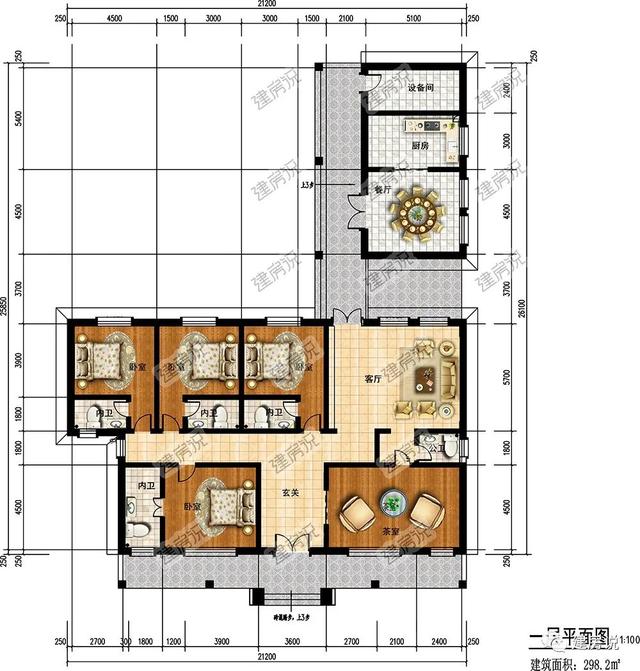 农村自建一层小户型别墅（10款一层农村自建别墅）(6)