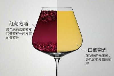 ​红葡萄酒和白葡萄酒的区别，红葡萄酒和白葡萄酒有什么区别，哪个好喝？