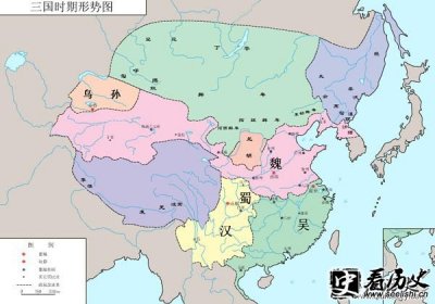 ​三国时期魏国的疆域版图范围 曹魏历史地图 AD220-AD265